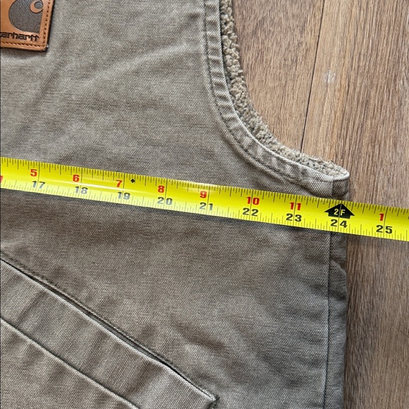 Vintage Carhartt V13DES Sherpa Lined Work Vest - Picture 5 of 6
